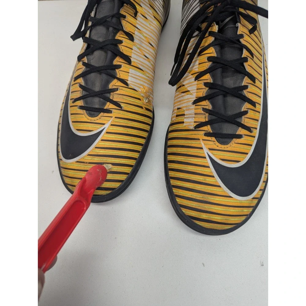 Nike MercurialX Victory VI IC Indoor Soccer Shoes Laser Orange Black 831966-801